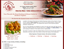 Tablet Screenshot of chinaexpresstysons.com